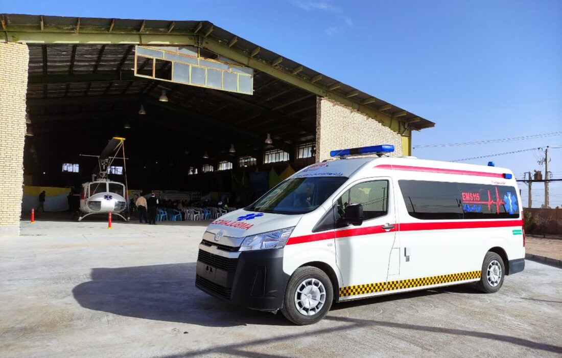 افتتاح دومین پایگاه اورژانس هوایی استان اصفهان در شهرستان خور و بیابانک