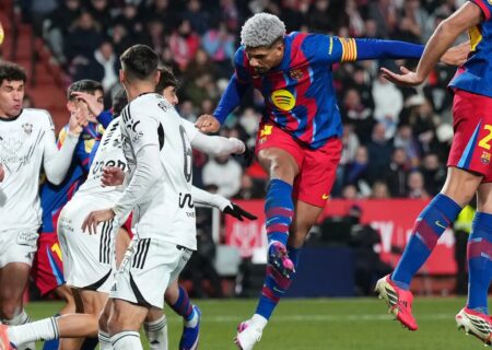 صعود بارسلونا به نیمه‌نهایی جام‌حذفی با شکست آلباسته