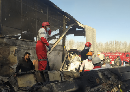 شهادت ۴ نفر در حادثۀ سقوط بالگرد در درچه