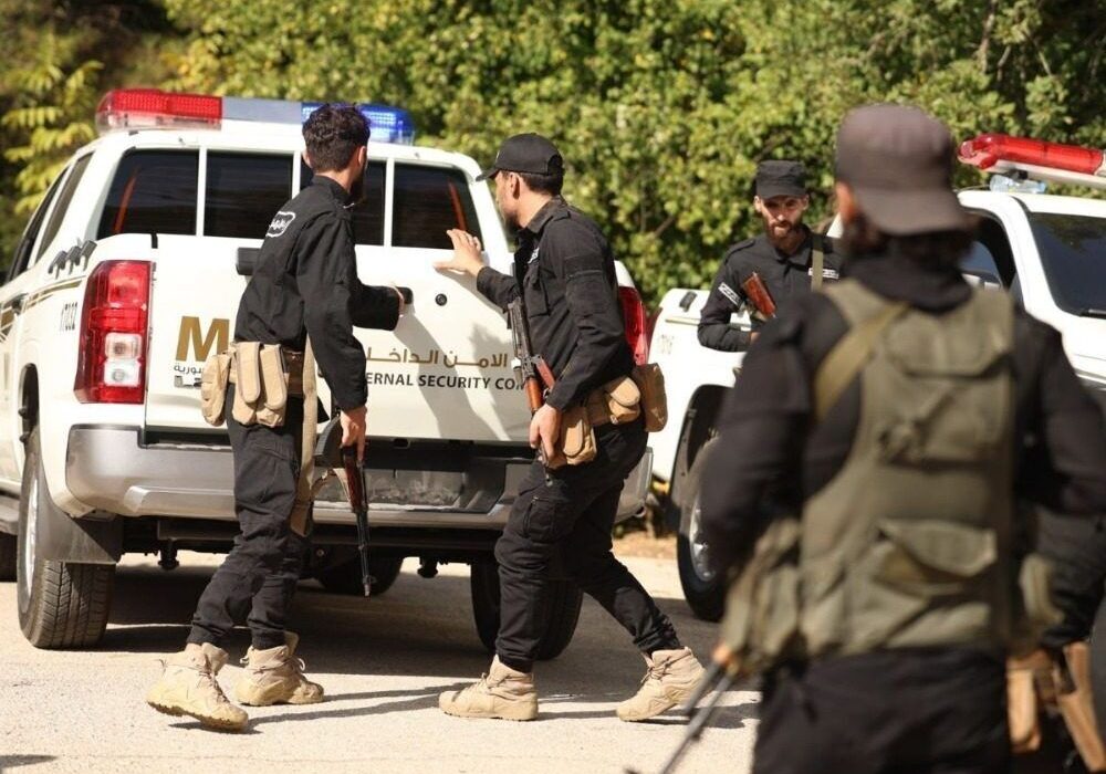 حمله به یک گشت امنیتی سوریه در مرکز دمشق