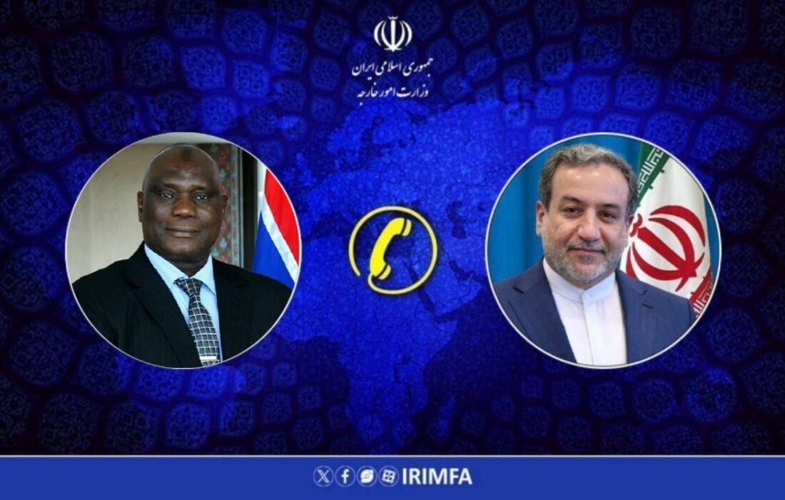 تأکید وزیران امور خارجه ایران و گامبیا بر گسترش روابط دوجانبه