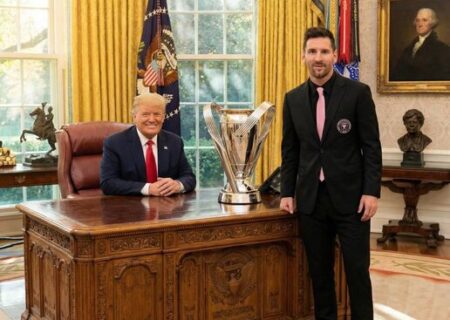 دیدار لیونل مسی با ترامپ!