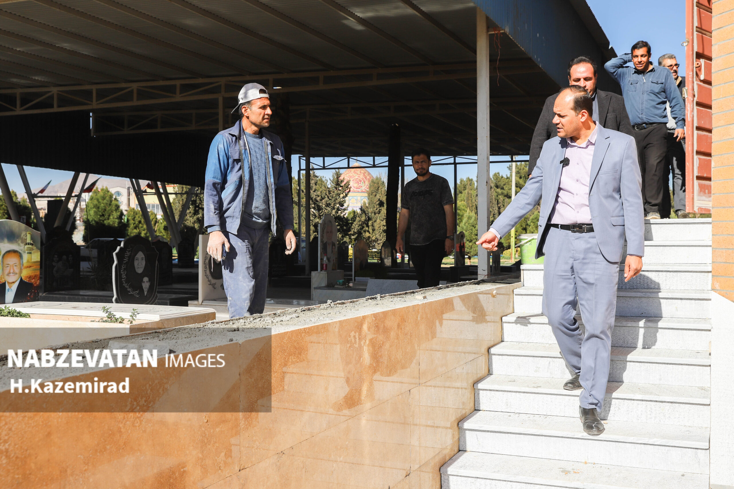 بازدید شهردار چمگردان از پروژه‌های عمرانی
