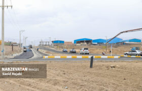 پروژه میدان ورودی شهر سده لنجان در سکانس آخر