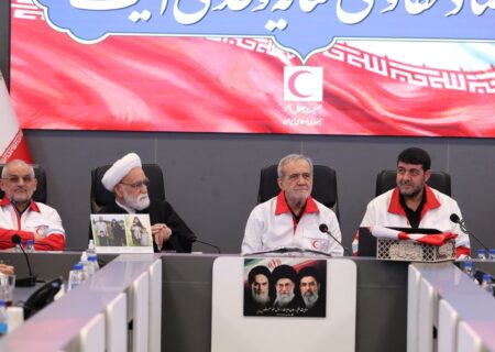 رئیس‌جمهور: آمادگی کامل برای پشتیبانی از فعالیت‌های هلال احمر را داریم