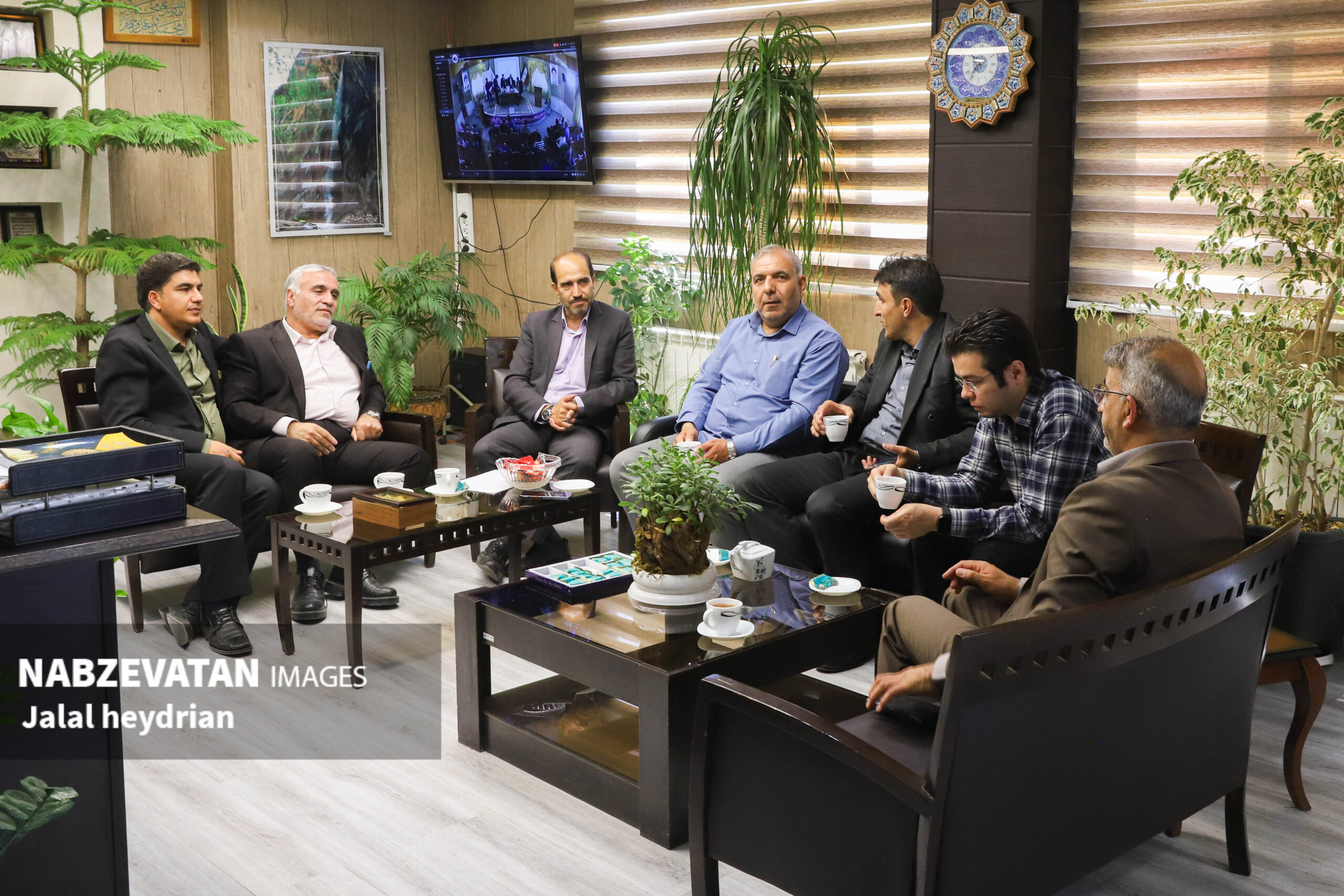 نشست صمیمی فرماندار شهرستان لنجان با شهردار چرمهین