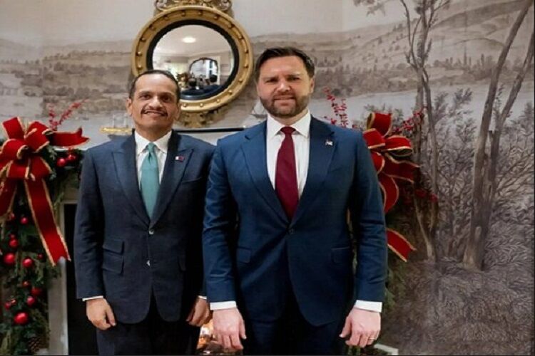 رایزنی نخست‌وزیر قطر با معاون رئیس‌جمهور آمریکا در واشنگتن