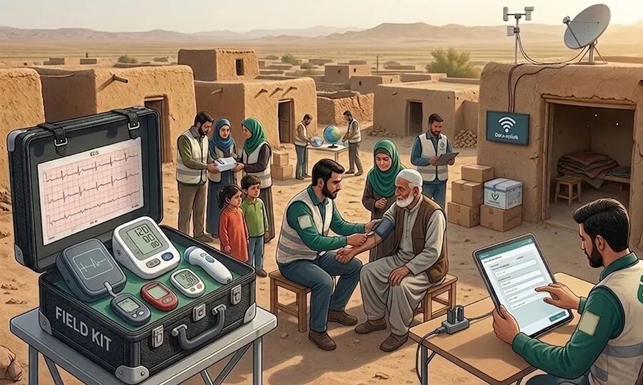 آغاز طرح پایش سلامت مناطق کم‌برخوردار با کمک سامانه نبض هوشمند سلامت