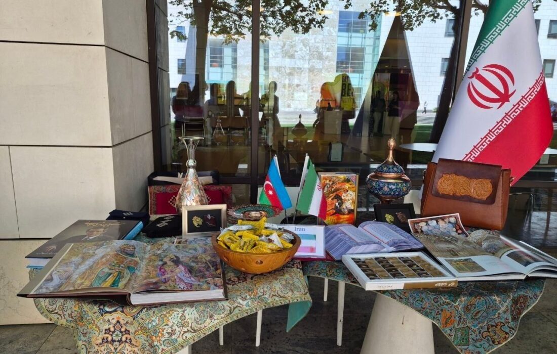 از میناکاری تا ترمه؛ روایت فرهنگ ایرانی در جشنواره ملل باکو