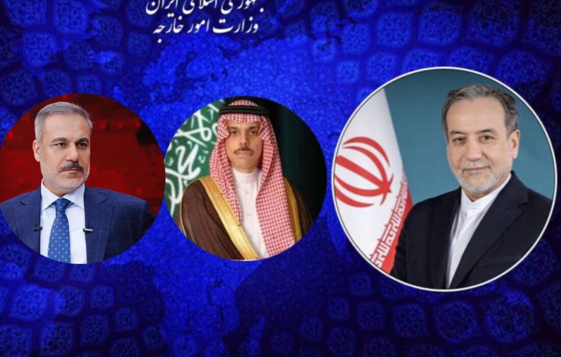 گفتگوی تلفنی عراقچی با همتایان سعودی و ترک خود
