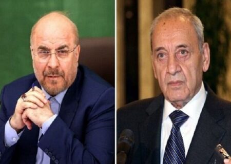 قالیباف در گفت و گو با بری: در صورت ادامه جنایت ها در لبنان گفت‌وگوها را متوقف می کنیم
