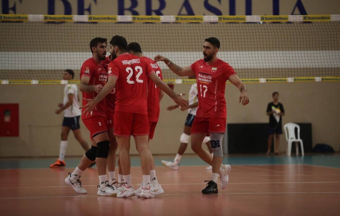 شکست ملیپوشان والیبال ایران مقابل برزیل در دیداری ۱۸۵ دقیقهای
