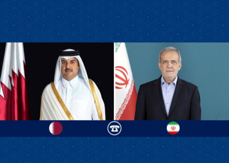 قدردانی رئیس‌جمهور از نقش قطر در کاهش تنش‌ها و پیشبرد روند دیپلماسی