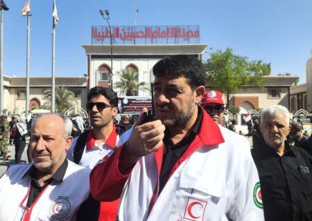 کولیوند: هلال‌احمر با آمادگی کامل پوشش امدادی مراسم تشییع رهبر شهید در عراق را بر عهده دارد
