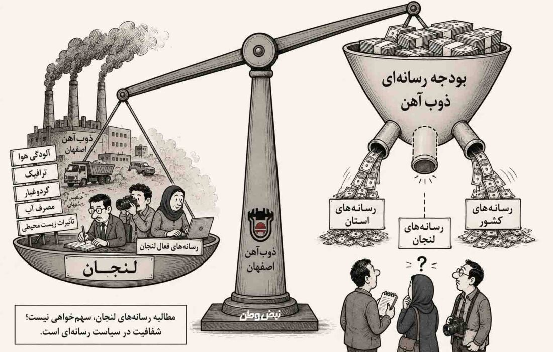 از لنجان تا تهران؛ بودجه رسانه‌ای ذوب‌آهن اصفهان چگونه توزیع می‌شود؟