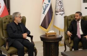 دیدار وزیر علوم ایران با رئیس بیت‌الحکمه عراق