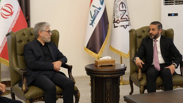 دیدار وزیر علوم ایران با رئیس بیت‌الحکمه عراق