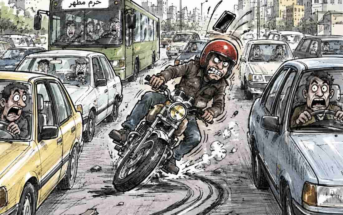 ۶۲ درصد تصادفات مشهد؛ رد پای موتورسیکلت‌سواران در آمار چهارماهه