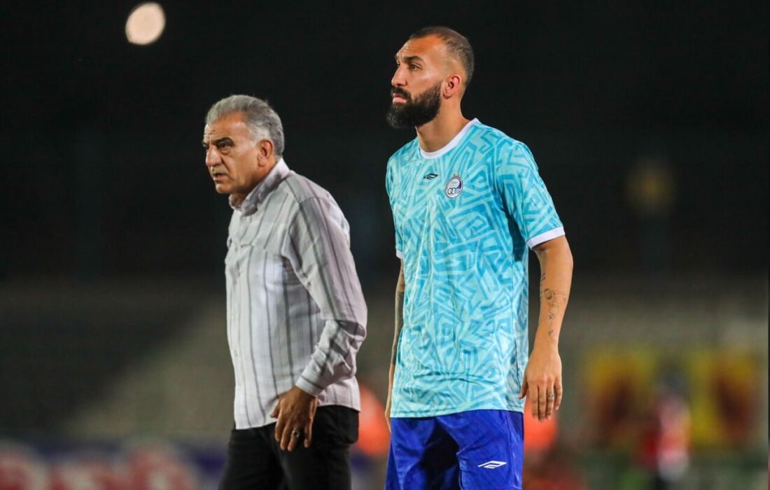 روزبه چشمی به رکورد ۲۰۰ بازی با پیراهن استقلال رسید