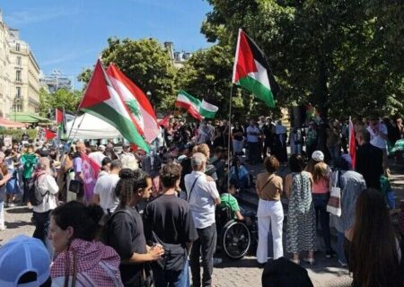 حامیان فلسطین در سوئد و فرانسه تظاهرات کردند