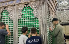 حضور قالیباف در حرم مطهر حضرت عبدالعظیم حسنی (ع)