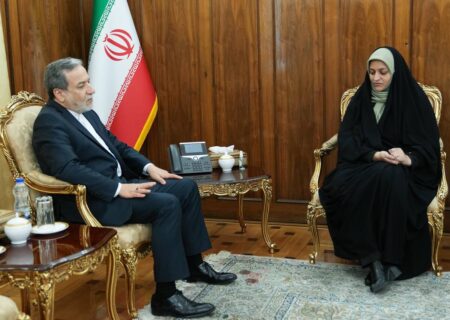 سرکنسول جدید جمهوری اسلامی ایران در آلماتی با عراقچی دیدار کرد