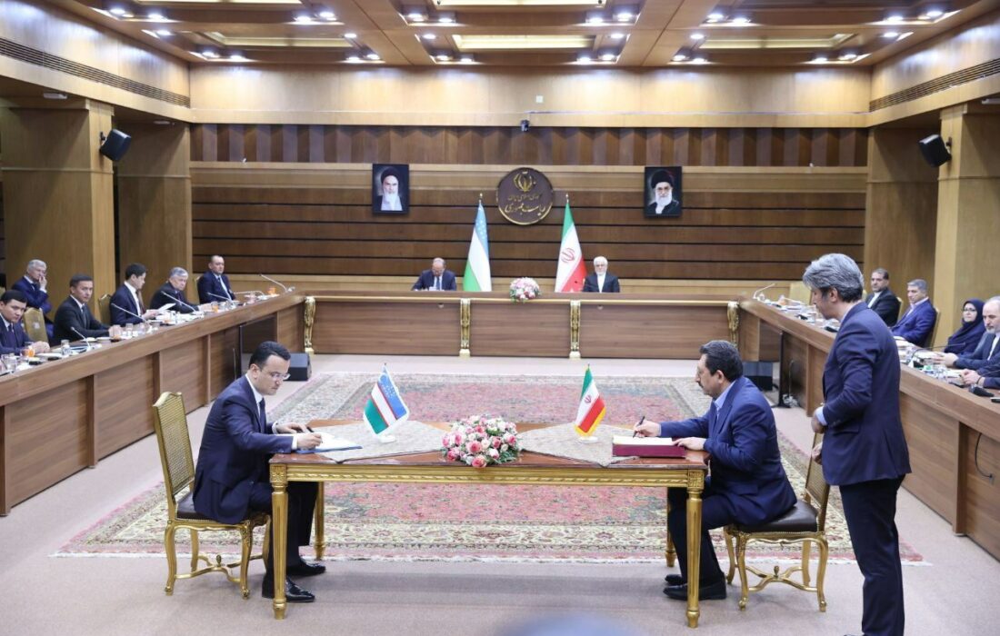 امضا ۴ سند همکاری مشترک ایران و ازبکستان