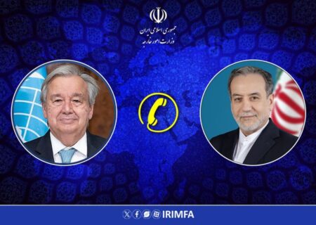 گفت وگوی تلفنی عراقچی با دبیر کل سازمان ملل متحد