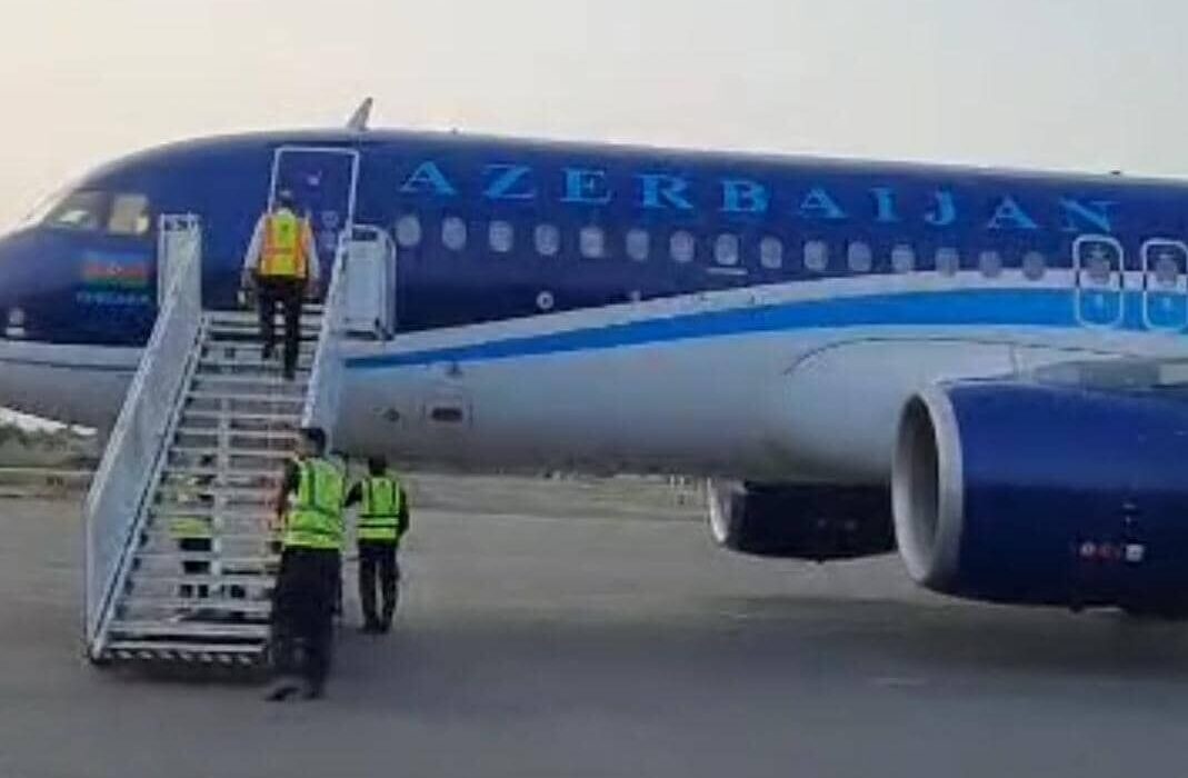 فرود اضطراری هواپیمای آذربایجانی در فرودگاه رشت برای نجات شهروند باکویی