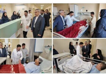سخنگوی وزارت امور خارجه از مجروحان حمله رژیم متجاوز اسرائیل عیادت کرد