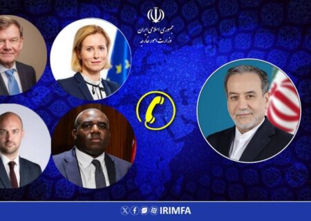 گفت وگوی تلفنی عراقچی با وزرای خارجه سه کشور اروپایی و مسئول سیاست خارجی اتحادیه اروپا