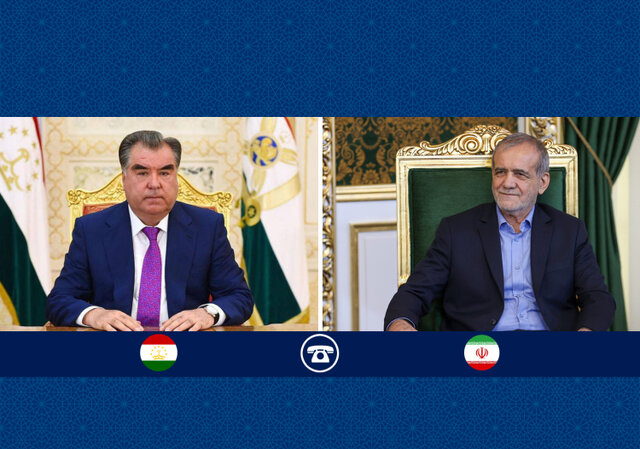 تأکید بر تحکیم مناسبات راهبردی و عزم ایران و تاجیکستان برای توسعه همکاریها