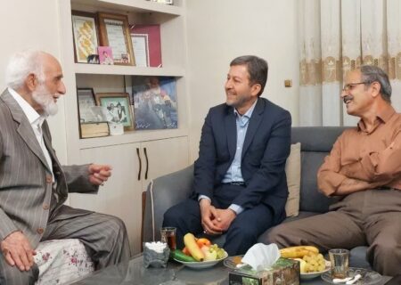 دیدار استاندار اصفهان با هنرمند پیشکسوت ساز ترومپت 