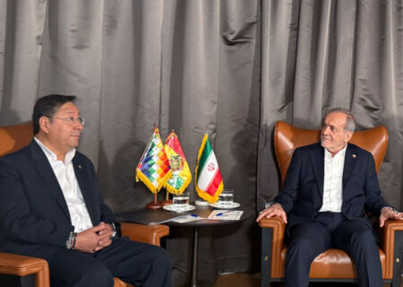 دیدار روسای جمهوری ایران و جمهور بولیوی