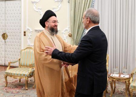 دیدار سید عمار حکیم با رئیس‌جمهوری