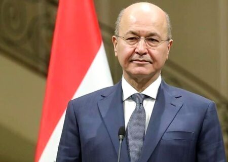 ابراز نگرانی عمیق برهم صالح از گسترش دامنه درگیری‌ها در منطقه