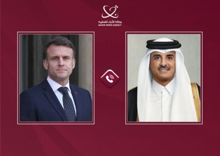 قطر و فرانسه بر اولویت دادن به دیپلماسی تاکید کردند