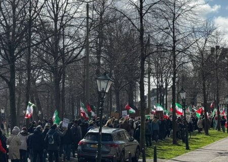 فریاد حمایت از ایران در قلب هلند طنین‌انداز شد
