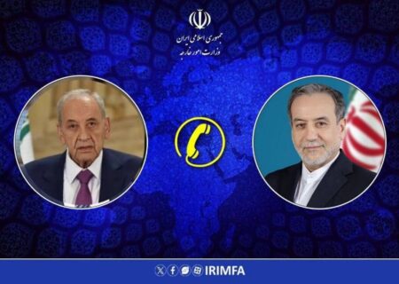 گفت و گوی تلفنی عراقچی و رئیس مجلس نمایندگان لبنان