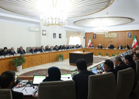 دعوت هیات دولت از عموم ملت شریف ایران برای شرکت در مراسم چهلم شهید لاریجانی