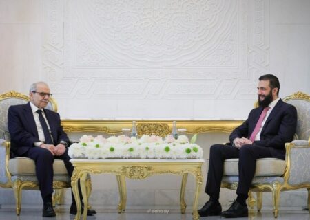 دیدار نواف سلام و احمد الشرع در دمشق؛ تأکید بر گسترش همکاری‌های دوجانبه و ثبات منطقه‌ای