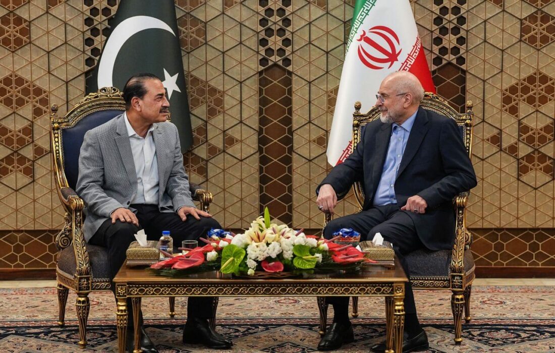 قالیباف: از حقوق ملت عدول نمیکنیم/ عاصم منیر: ایران توسط افراد هوشمند اداره میشود