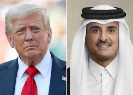 تماس تلفنی امیر قطر و ترامپ با محور کاهش تنش‌های منطقه‌ای