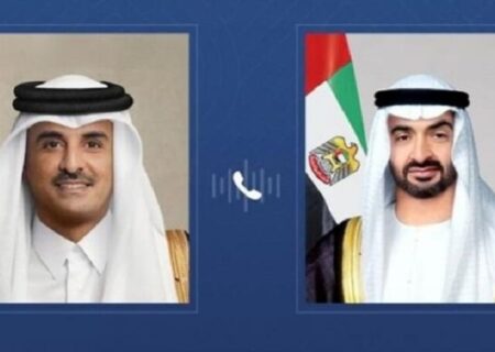 گفت وگوی امیر قطر و رئیس امارات درباره تحولات منطقه