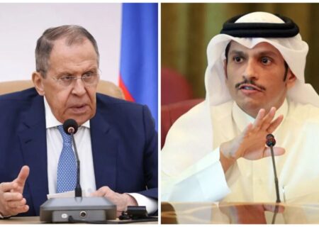 وزیران خارجه روسیه و قطر درباره تنگه هرمز گفت‌وگو کردند