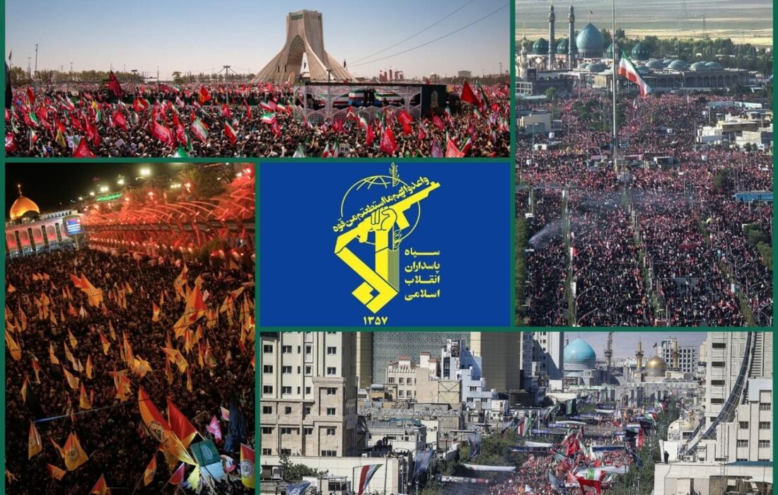 فرمانده کل سپاه: تشییع با شکوه در ایران و عراق میثاقی دوباره با راه امام شهید مجاهد بود