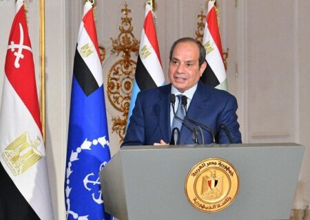 رئیس جمهوری مصر خواستار حمایت از توافق ایران و آمریکا و آتش بس غزه شد