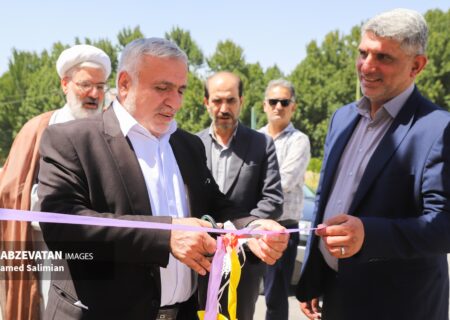افتتاح پروژه بلوار روستای کرچگان به مناسبت هفته دولت