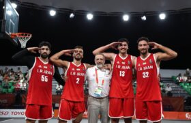 مدال برنز برای بسکتبال سه نفره مردان ایران + فیلم
