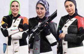 تیم تفنگ بانوان ایران هفتم شد